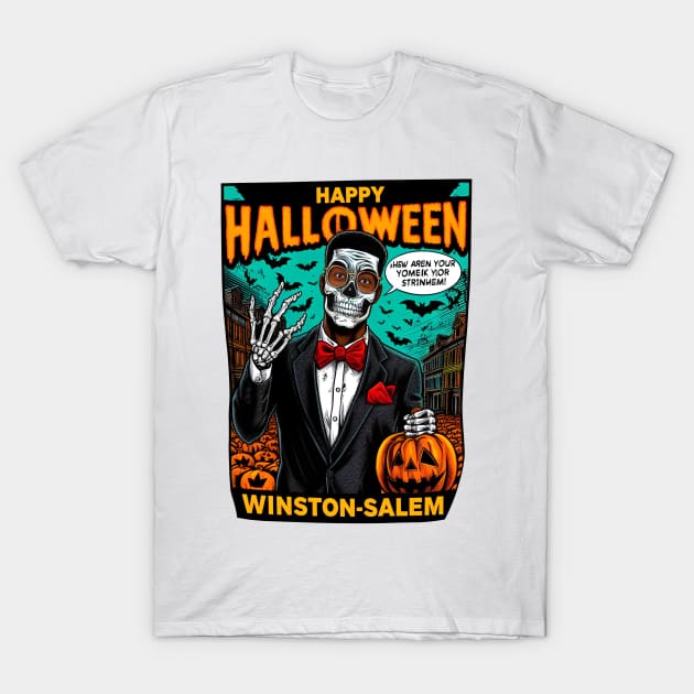 Winston-Salem Halloween T-Shirt by Americansports